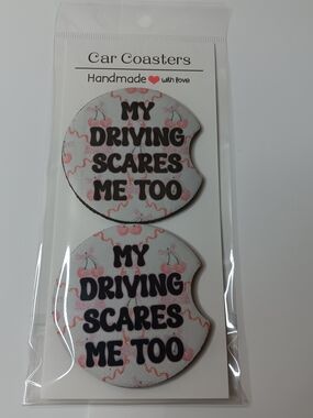 Car Coasters Pack Of 2